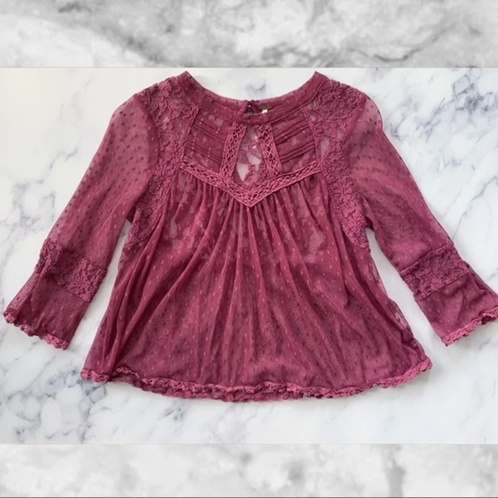 Free People Romance Modern Top In Rutabaga XS